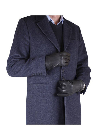 Перчатки мужские кожаные LM899-1 черные демисезонные De Esse (307381509)