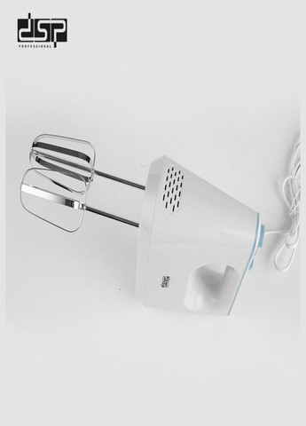 Кухонный миксер KM 2064 ручной 5 скоростей 300Вт Белый DSP (314693989)