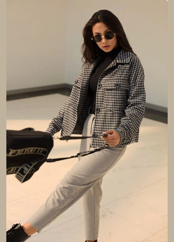 Чорна демісезонна куртка-сорочка Seventeen