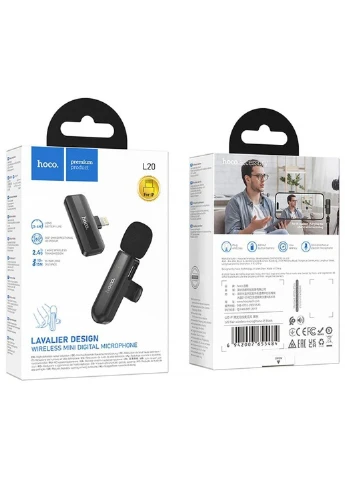 Петличный беспроводной микрофон L20 Fair Lightning Hoco (403182624)
