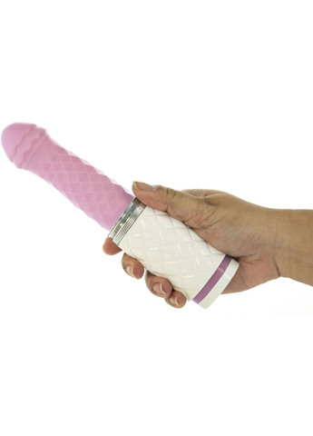Розкішний вібратор-пульсатор з присоскою Pillow Talk - Feisty Thrusting Vibrator Pink SO4534 No Brand (303906586)