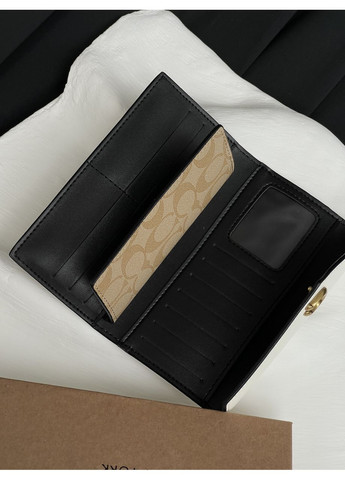 Кошелек женский большой визитница молочный с коробкой No Brand (369935805)