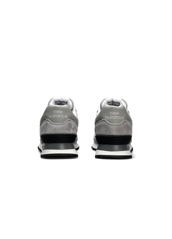Світло-сірі Осінні кросівки чоловічі new balance light grey black No Brand 574