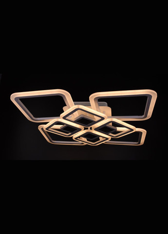 Люстра світлодіодна стельова LED світильник для квартири на стелю лед з пультом 26031 Білий 11х59х59 см. Sunnysky (364764324)