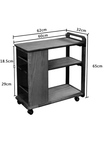 Сервірувальний столик з дерева Ельсборг бланже (ЄТК-003701) No Brand (327869670)