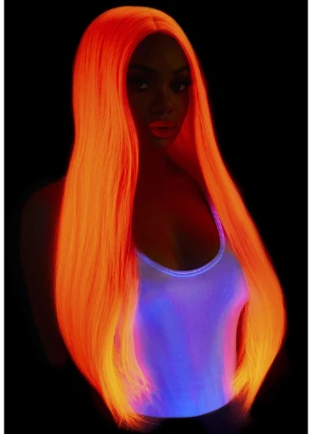 Перука 33" Long straight center part wig neon pink Leg Avenue (395734930)