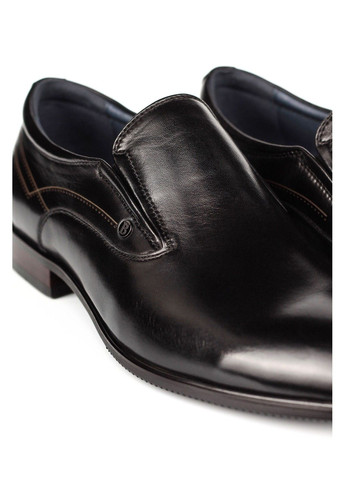 Черные мужские туфли классические 1200059 Buts без шнурков