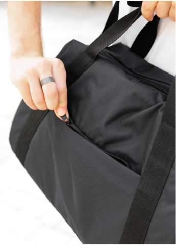 Чоловіча спортивна сумка Vogue LQH чорна тканева 45 х 26 х 20 см () Sambag 90221065m (385686975)