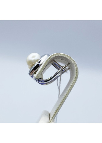 Сережки срібні з перлами 4,1 г No Brand (369737777)