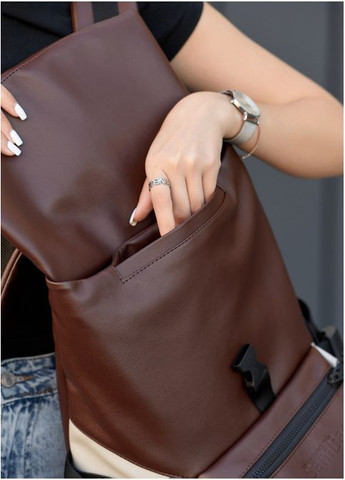 Рюкзак Rene ReneDouble шококлад жіночий Sambag (302519209)