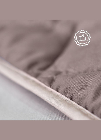 Покрывало Саше двустороннее шоколад/бежевый 70*240 IDEIA (335821054)