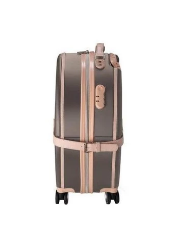 Чемодан 20" S T5673-2 Brown/Pink Cream (DAS302678) Semi Line (391471850)