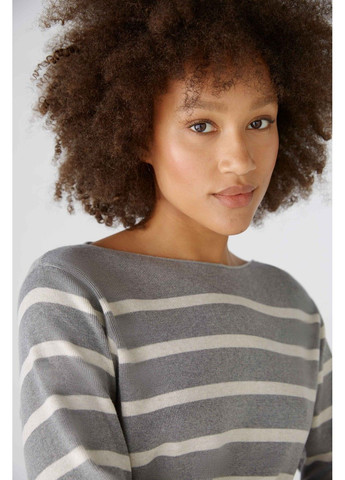 Сірий демісезонний светр жіночий сірий джемпер Oui