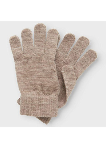 Дитячі демісезонні в'язані рукавички для дівчаток Бежеві (25091730) Name it (363188240)