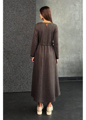 Коричневое платье на кулиске, цвет коричневый Nenka
