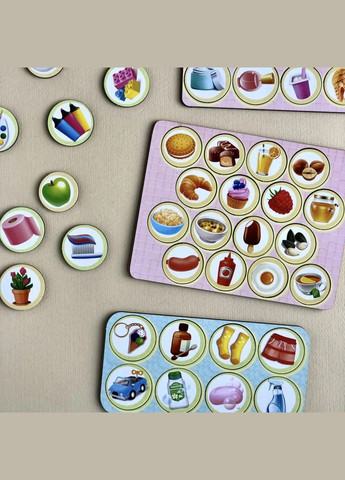 Деревянная настольная игра "Съедобное несъедобное" (ПСФ091) PSF091 сортер-комодик Ubumblebees (302386366)