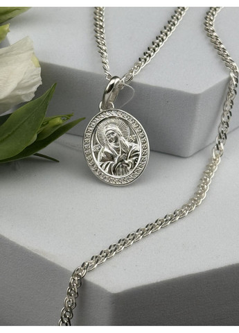 Набор иконки Божией Матери и цепочкой плетения Мона Лиза No Brand (323017140)