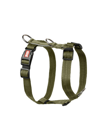 Шлей анатомический нейлон Keeper Active со светоотражающим кантом h25 A340-540 B470-690 Хаки Kareline (339075374)