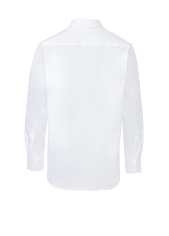 Белая классическая рубашка однотонная Nobel League
