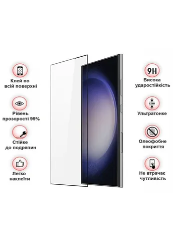 Защитное стекло (m79335) BeCover Samsung Galaxy S24 Ultra SM-S928 Black (375789485)