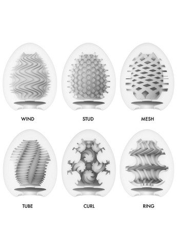 Набор мастурбаторов-яиц Egg Wonder Pack (6 яиц) Tenga (303897215)