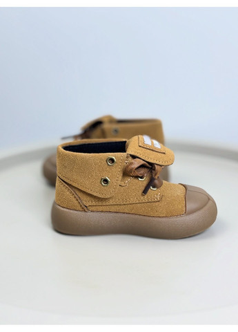 Бежевые повседневные осенние ботинки осенние детские бежевые 1616 No Brand