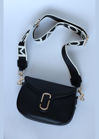 Жіноча сумка Marc Jacobs Saddle black (gold) lux женская сумка, сумка Марк Джейкобс чорного кольору No Brand (307925680)