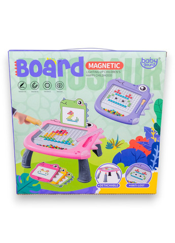 G486452-HBD88-18 Магнітна дошка для малювання Динозавр 3 кольори No Brand (367725041)