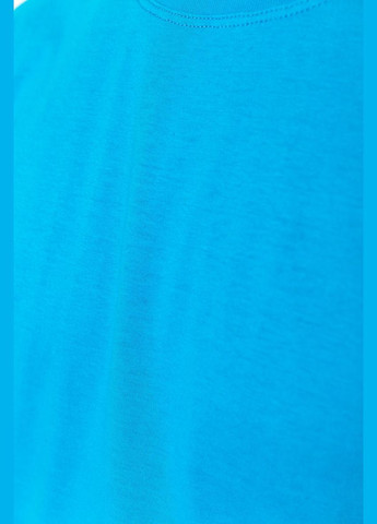 Блакитна футболка чоловіча однотонна, колір блакитний, Ager