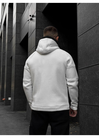 Зимова кофта на змійці молочна Grand No Brand (365769345)