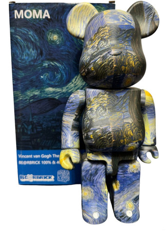 Коллекционная игрушка BearBrick фигурка статуэтка биарбрик 28 см 400% Van Gogh No Brand (322197385)