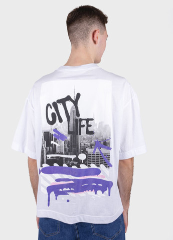 Біла футболка чоловіча біла 103832 Power