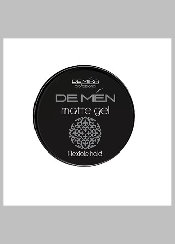 Профессиональный стайлинговый матовый гель для укладки волос Professional DeMen Matte Gel 200 мл DeMira Professional (339049925)
