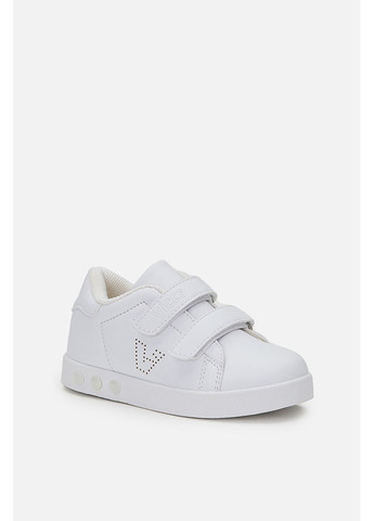 Білі кросівки унісекс для дошкільнят (із підсвіткою підошви), колір білий, розмір 26, довжина стопи 16.4 см Vicco Oyo
