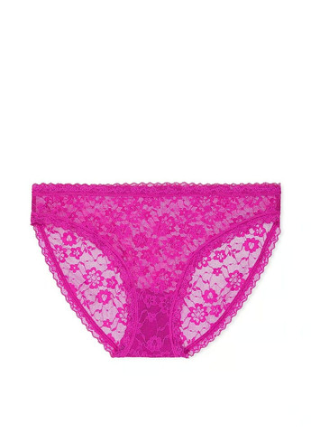 Трусики бикини Lace Bikini Panty Black Victoria's Secret (332796331)