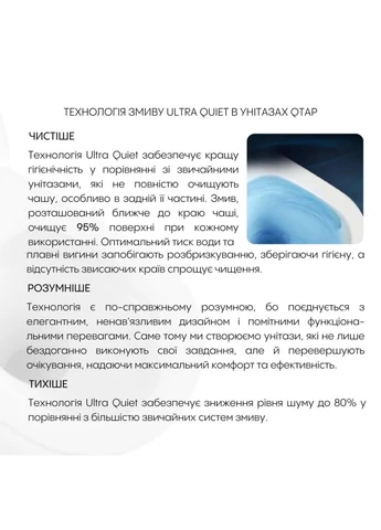Готове рішення для ванної кімнати: підвісний унітаз Robin Ultra Quiet 520x365x365 + комплект інсталяції Nest 4 в 1 Qtap (397089798)