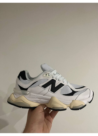 Чорні Осінні кросівки чоловічі new balance 9060 white black нью беланс 9060 No Brand