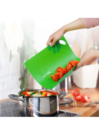 Набір пластикових кухонних різнокольорових обробних дощок для різних видів продуктів 6 штук 38х30х0,1 см (478906-Prob) Unbranded (314862799)