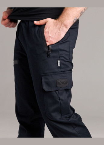 Синие спортивные, повседневный, кэжуал демисезонные брюки Intruder