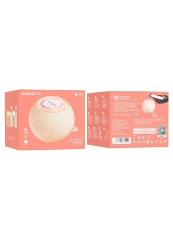 Портативна колонка BR23 Sound ripple sports BT speaker Pink Borofone (301090848)