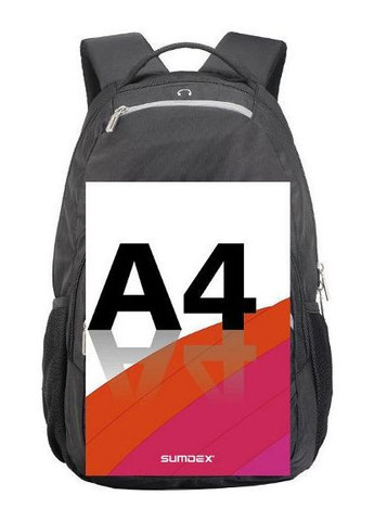 Офісний рюкзак з відділенням для ноутбука 15,6 чорний Sumdex (360894263)