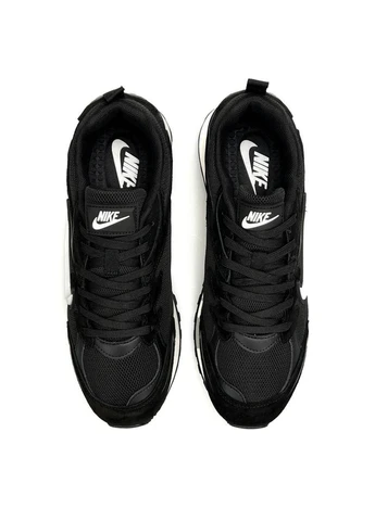 Черные демисезонные кроссовки мужские nike No Brand Waffle S Black White