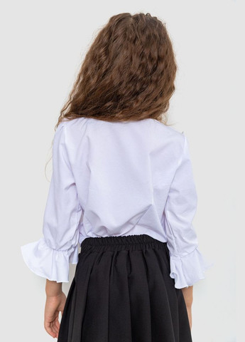 Белая однотонная блузка Ager демисезонная