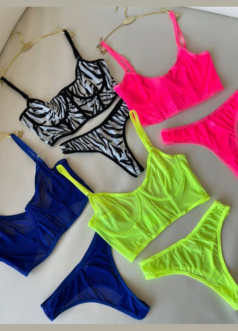 Розовый демисезонный женский комплект нижнего белья No Brand