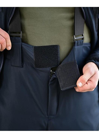 Тактичний чоловічий зимовий костюм Omni-heat синій No Brand