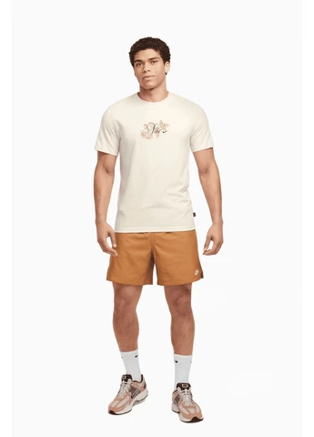 Бежева футболка nsw ss crew beige hq2434-113 Nike