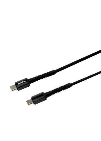 Кабель USB X71 Спеціальний Type-C to Type-C PD 60W 3A 1m Чорний Hoco (317631350)