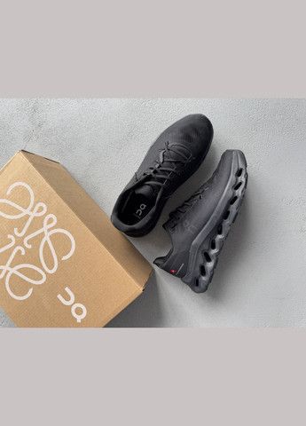 Чорні Осінні кросівки чоловічі loewe x cloudtilt total black | лоеве чорні No Brand