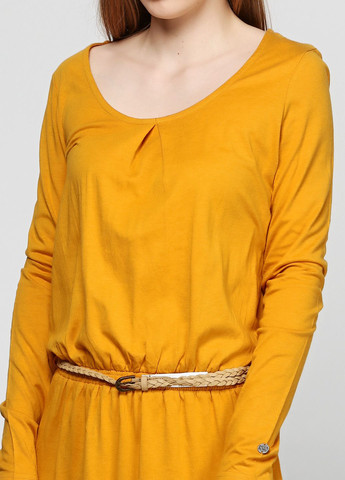 Горчичное повседневный платье зеленый Billabong