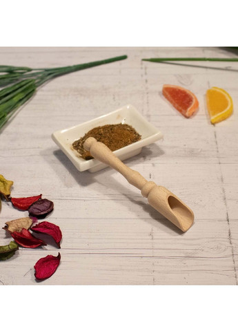 Ложка совок деревянный для сахара, специй и сыпучих продуктов 13 см Woodly (336493719)